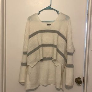 High low sweater